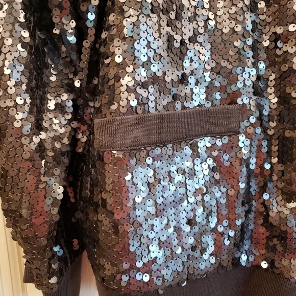 𝅺twiggy London 1X Gray sequence jacket - Picture 4 of 15